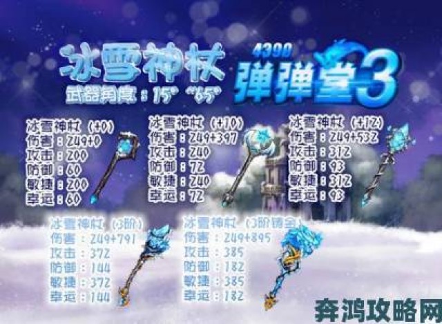 体验|弹弹堂手游冰雪神杖优劣对比