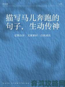 你是否真正理解随着马儿的奔跑项弄蕴含的生命哲学？