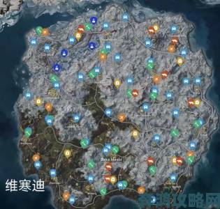 《COD16》吃鸡地图俯视图流出 中等规模或带来快节奏体验