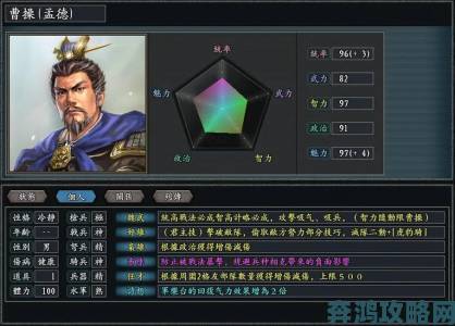 探究《三国志》中历代武将的能力值设定